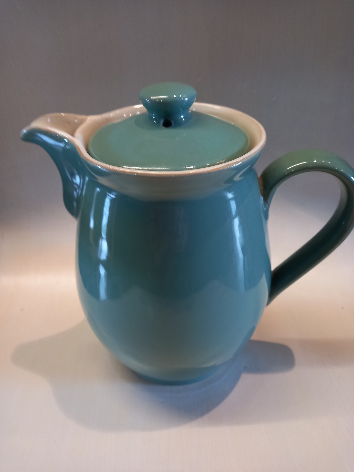 Denby Stoneware Manor Green Tea/Coffee Pot 2.5 Pints. Etsy