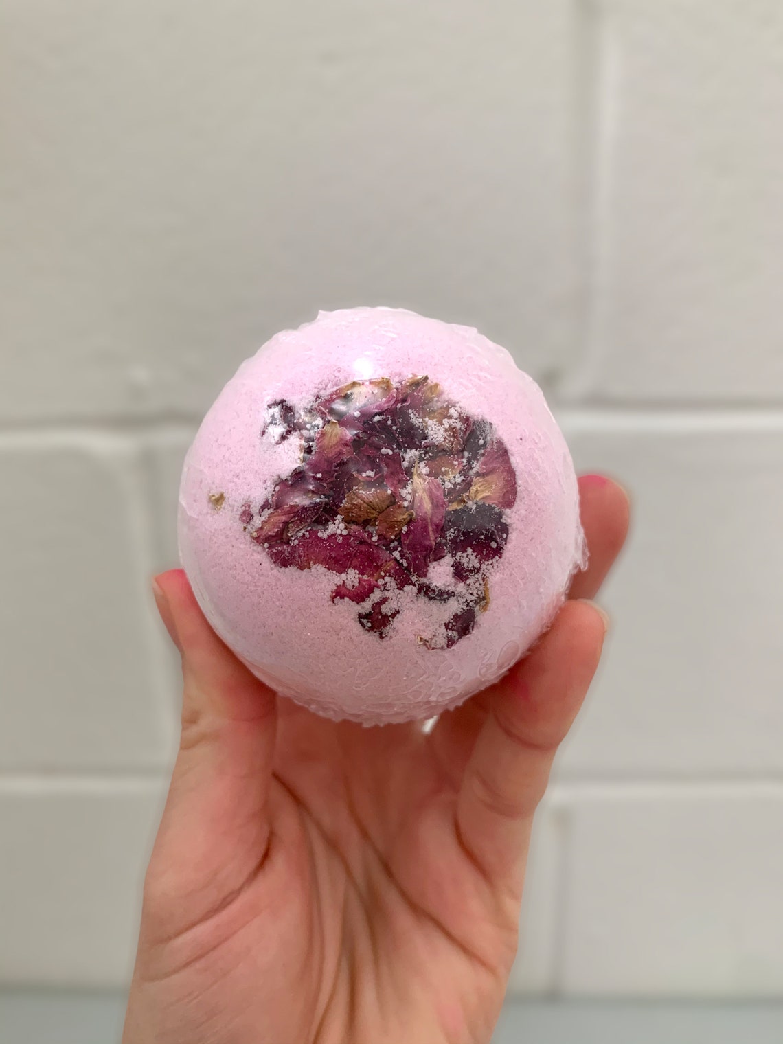 Luxury Organic Bath Bombs Box of 3 Large Summer Bouquet Bath Etsy