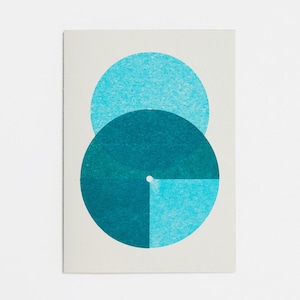 Nummer acht – A6 Wenskaart – Risograph Print
