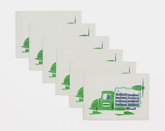 6x Aerosled 03s – A6 Christmas Cards – Risograph Print