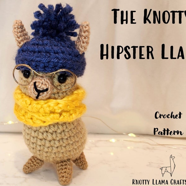 The Knotty Hipster Llama Crochet Pattern