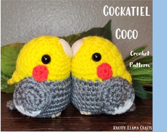 Valkparkiet Coco haakpatroon