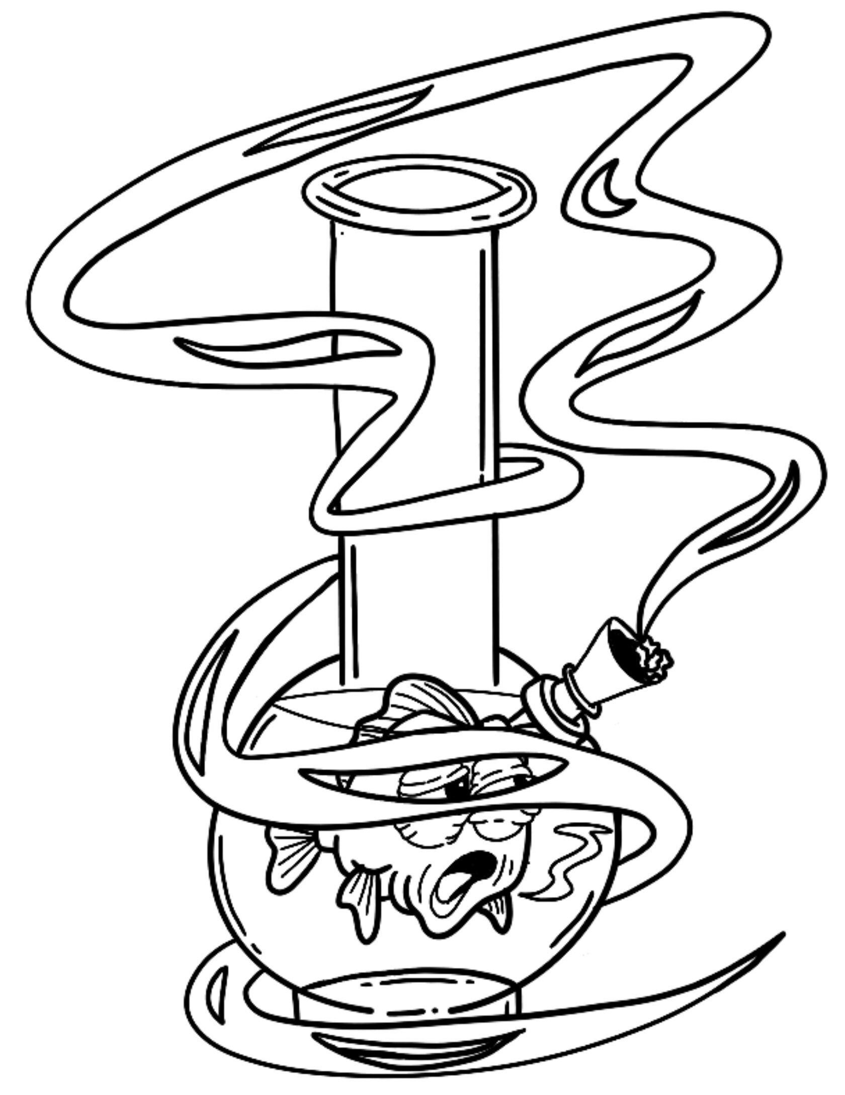 Bong Coloring Pages Coloring Pages