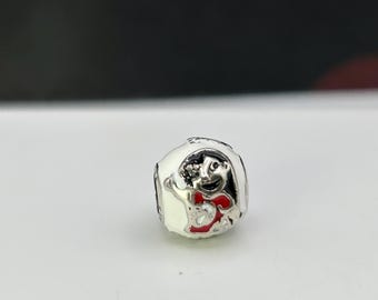 New Disney Lilo & Stitch Charm Enamel, Mixed Enamel, Authentic Charm for Pandora bracelet, Beads, Sterling Silver s925