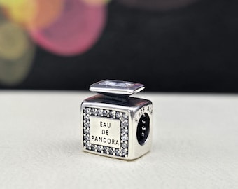 New Eau De Perfume Signature Scent Charm, Authentic Charm for Pandora bracelet, Beads, Sterling Silver s925