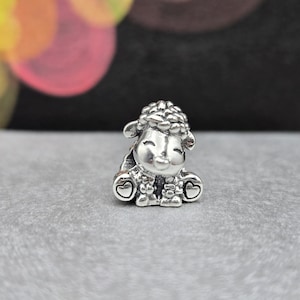 New Patty the Sheep Charm, Authentic Charm for Pandora bracelet, Beads, Sterling Silver s925