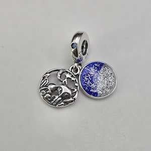 New We can be different and still be kind Fox Dangle Charm, Authentic Charm for Pandora bracelet, Beads, Sterling Silver s925