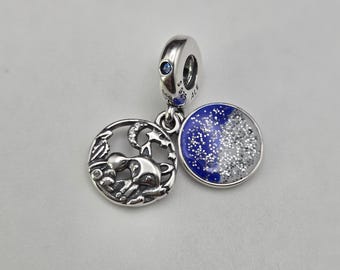 Nuevo Charm colgante de zorro "Podemos ser diferentes y seguir siendo amables", Charm auténtico para pulsera Pandora, Cuentas, Plata de ley s925