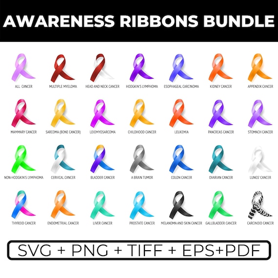 Every Awareness Ribbon Color and Their Meanings