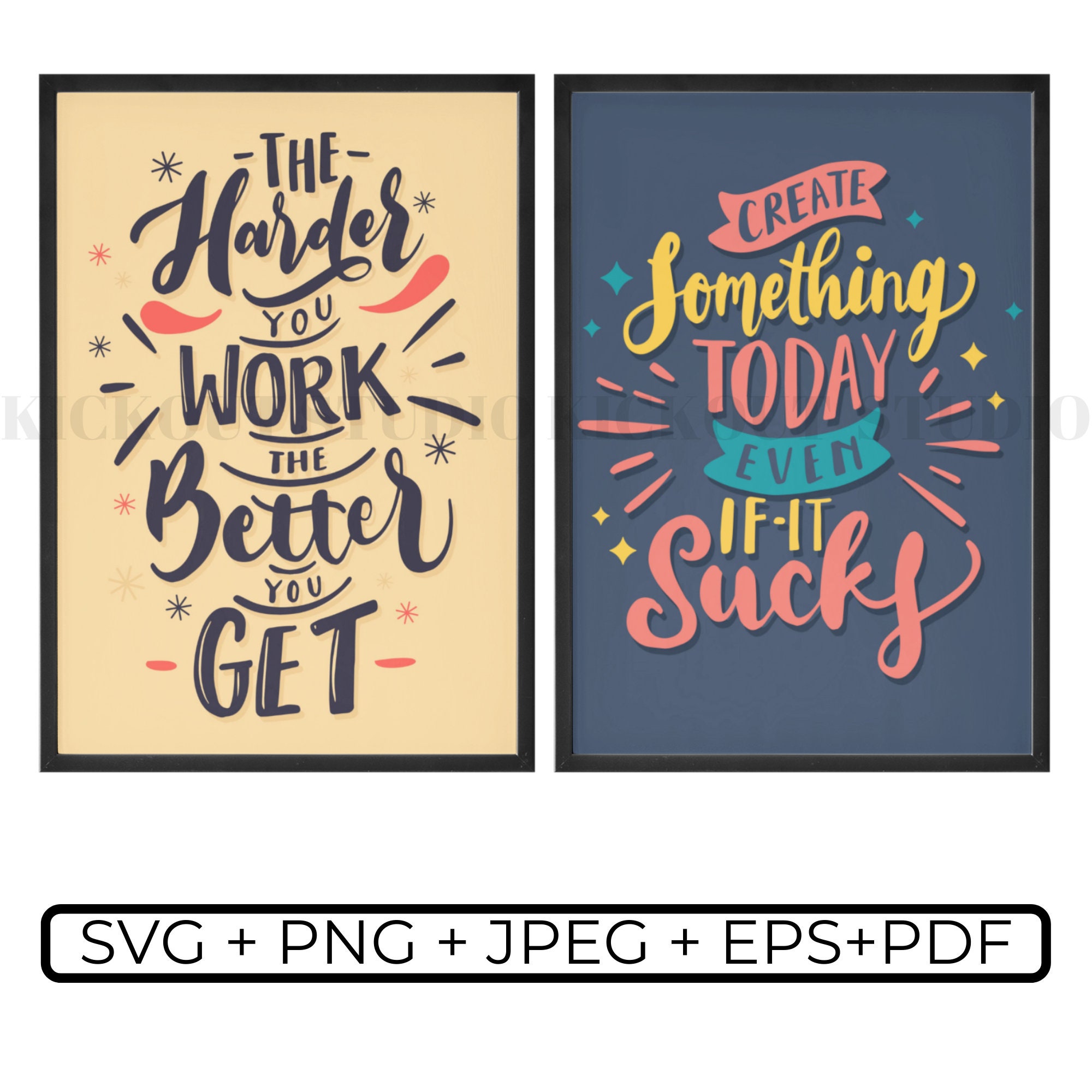 Quotes Wall Art Collection Motivational Wall Art Quotes Etsy