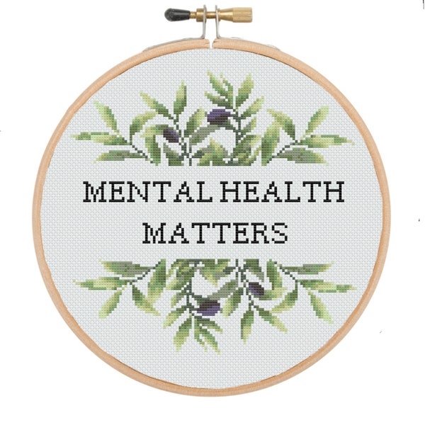 Anxiety Cross Stitch Etsy UK