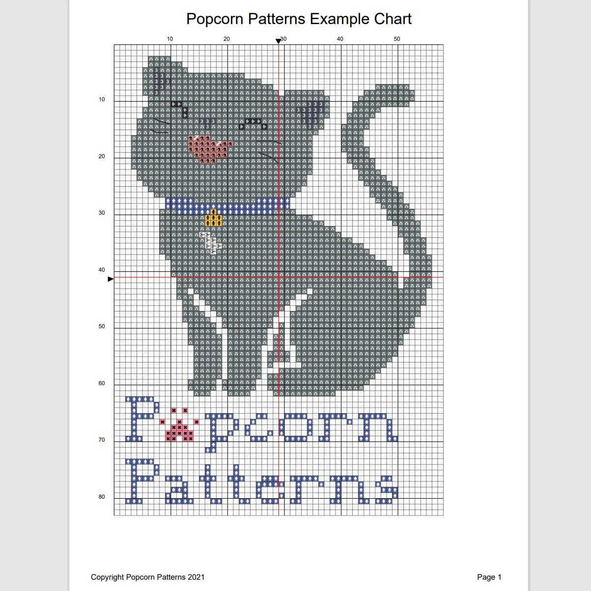 Fruits Basket/ Large cross stitch patterns free PDF : r/Stitchy