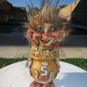 Duende Atração de Riqueza / Troll de Atração de Riqueza - Ritualizado 5.5"