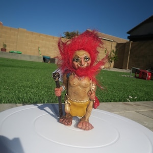 Duende Tumba Trabajos / Witchcraft Job-Breaker Troll - Ritualized 5.5&quot;