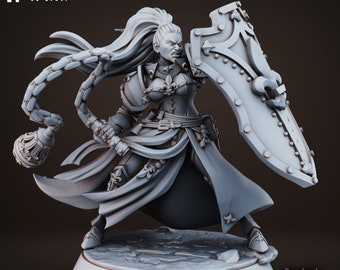 Battle Sister Holy Flail - Miniatures Blueprint