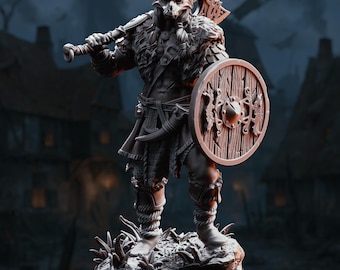 Skjolnir Ulvar - Barbarian of the Wolf - The Dire End - DM Stash