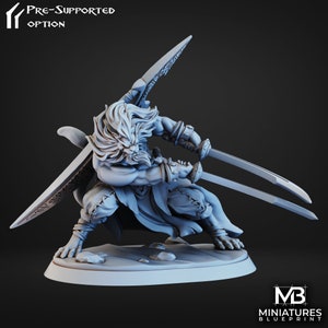 Praknos Slashclaw Leonin - Miniatures Blueprint