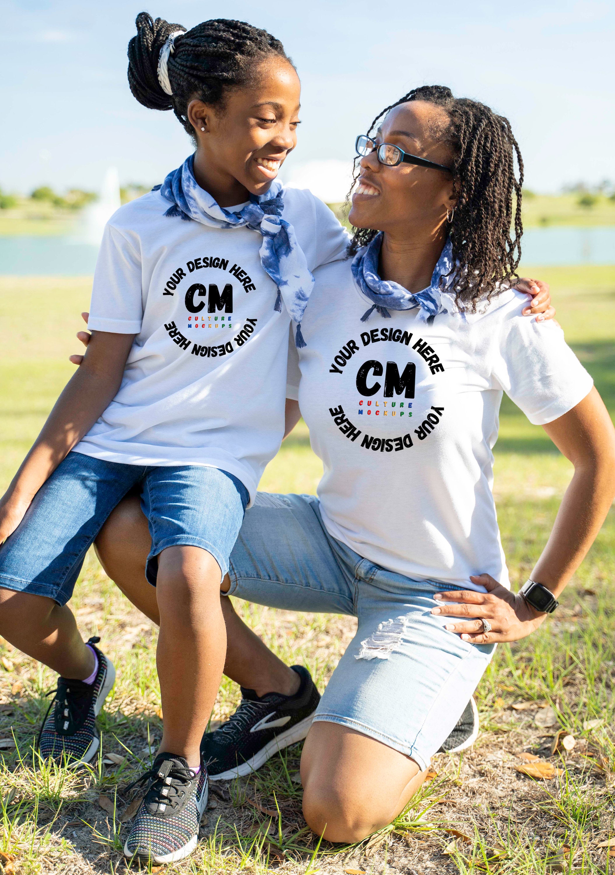 Download Bella Canva 3001 Mommy Daughter White T-Shirt Mommy | Etsy