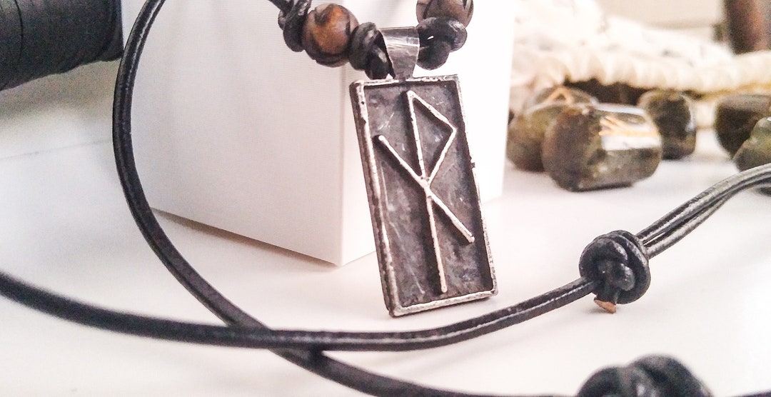 Safe Travels Protection Rune Viking Necklace Sterling Silver - Etsy