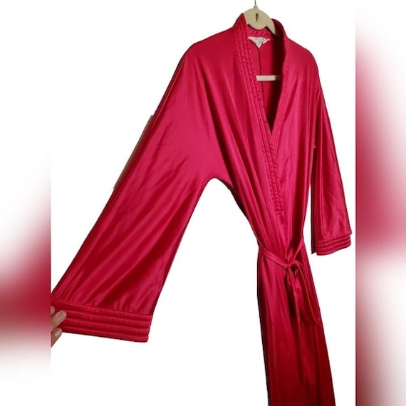Vintage Vanity Fair Red Robe - image 1