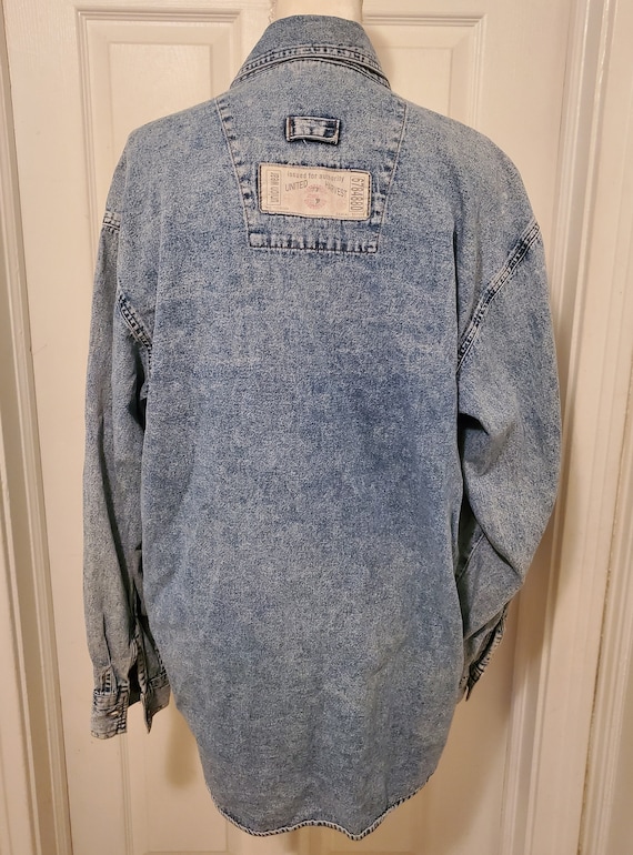 Vintage Denim Shirt - image 4