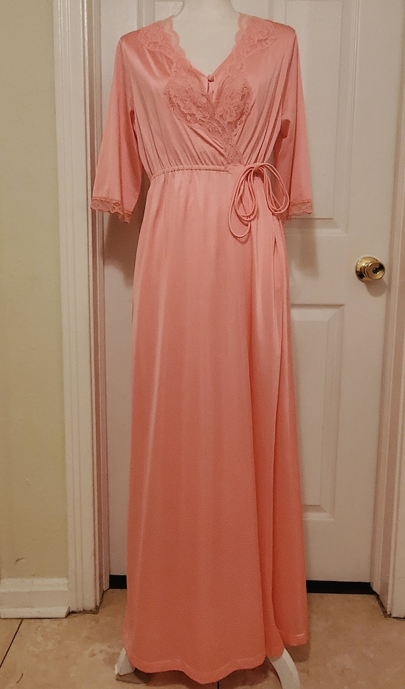 Vintage Shadowline Gown & Robe 2pc Set