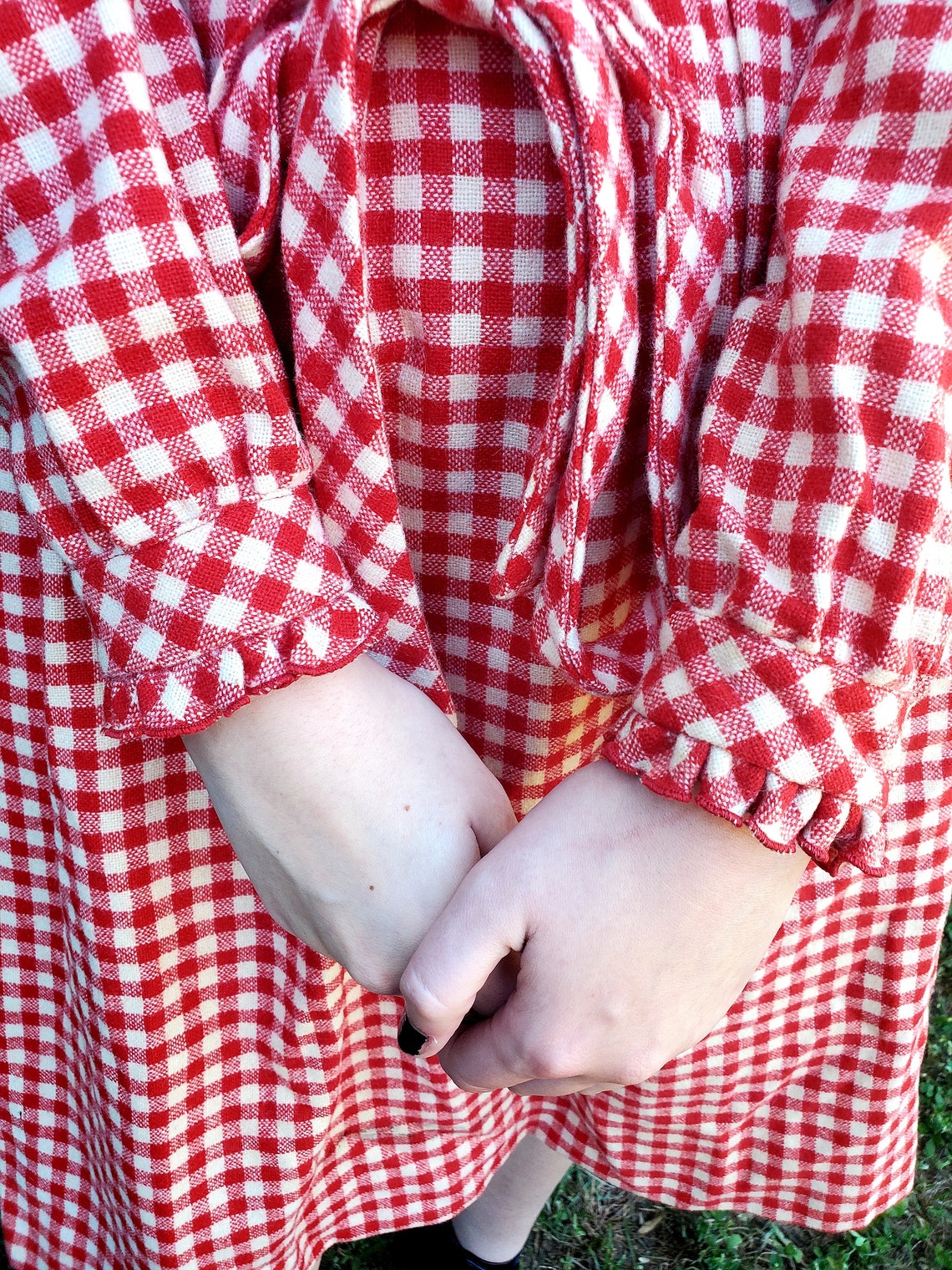 Red Gingham 60's Dress - Etsy