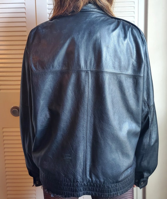 80's Genuine Leather Jacket - image 8