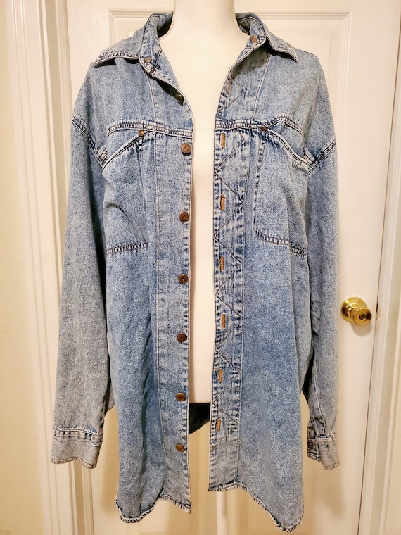 Vintage Denim Shirt - image 2