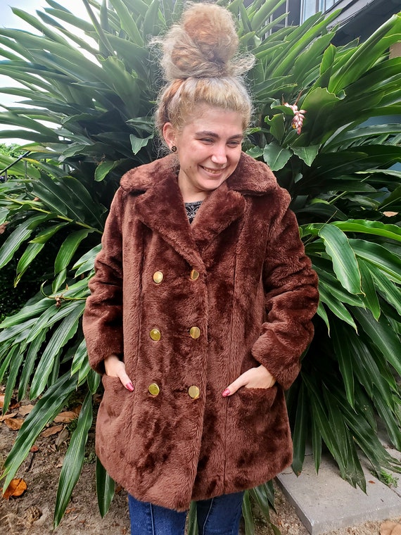 Vintage Faux Fur Coat - image 1