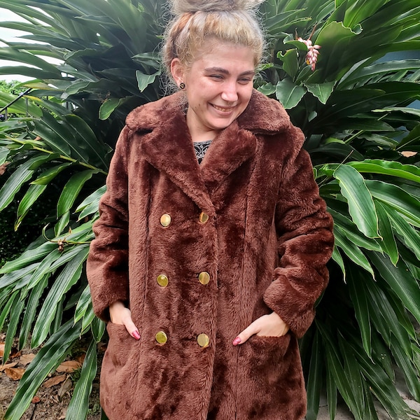 Vintage Faux Fur Coat