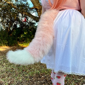 Custom Faux Fur Fox Tail: Cosplay Costume Tail