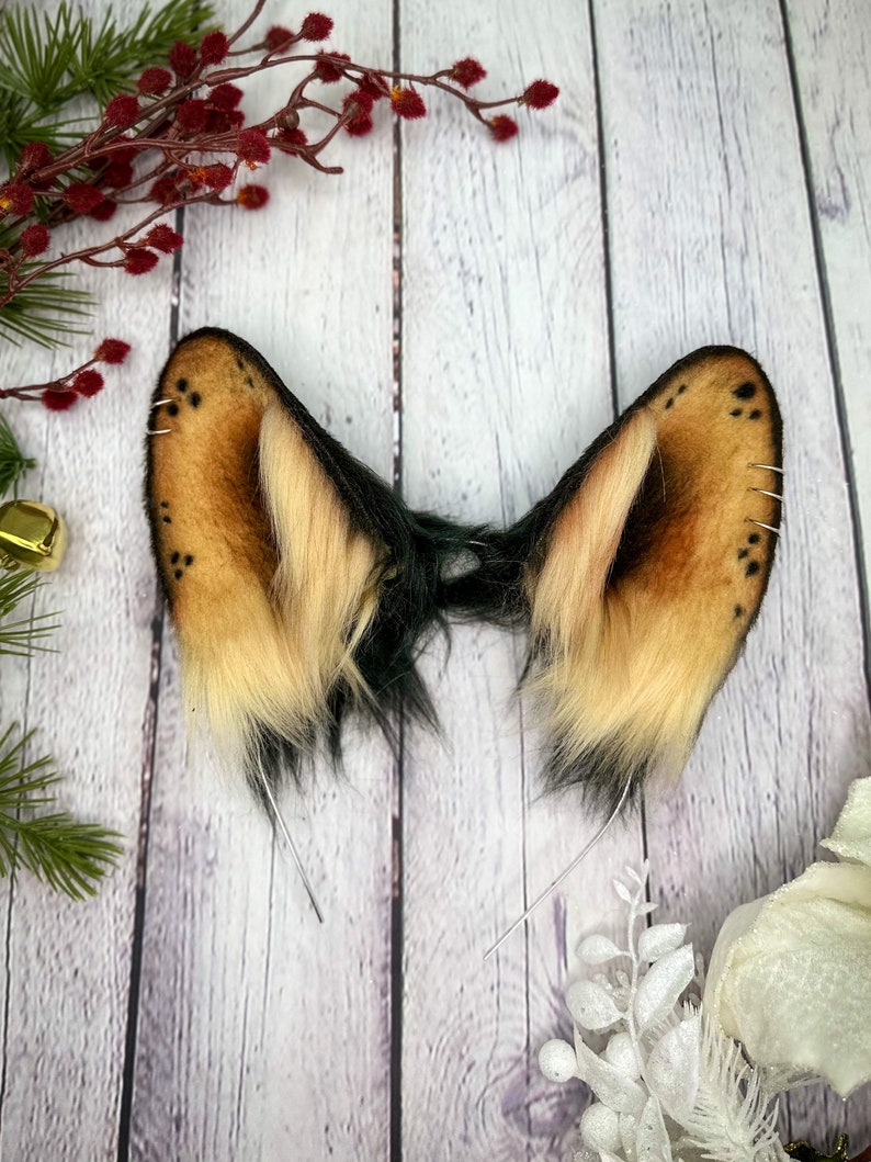Brown and Tan Puppy Dog Ears Headband Floppy Dog Cosplay Etsy