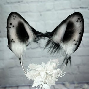 Customizable Puppy Ear Headband: Wired Cosplay Pet Play Ears