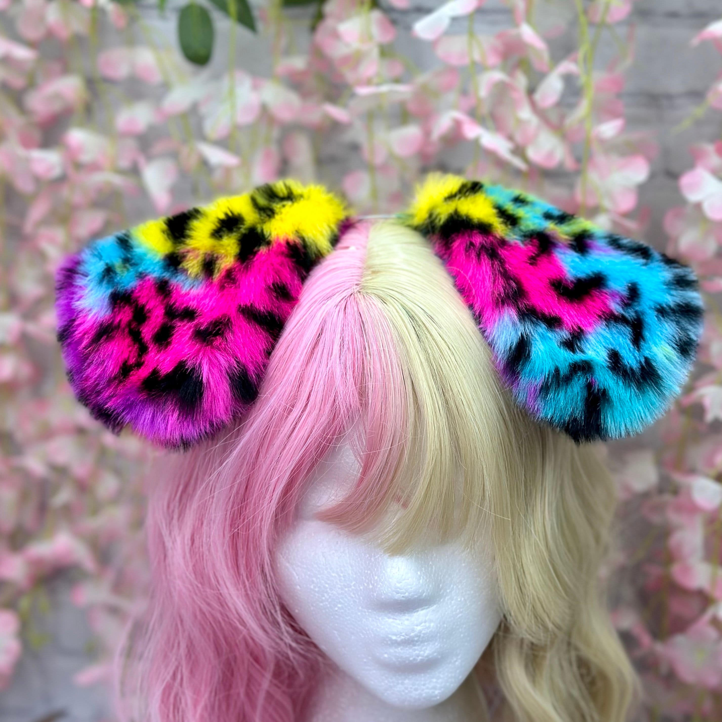 Pups in love 3-D Headband Ears-Handcrafted Disney 3d print ears and bows main image 3