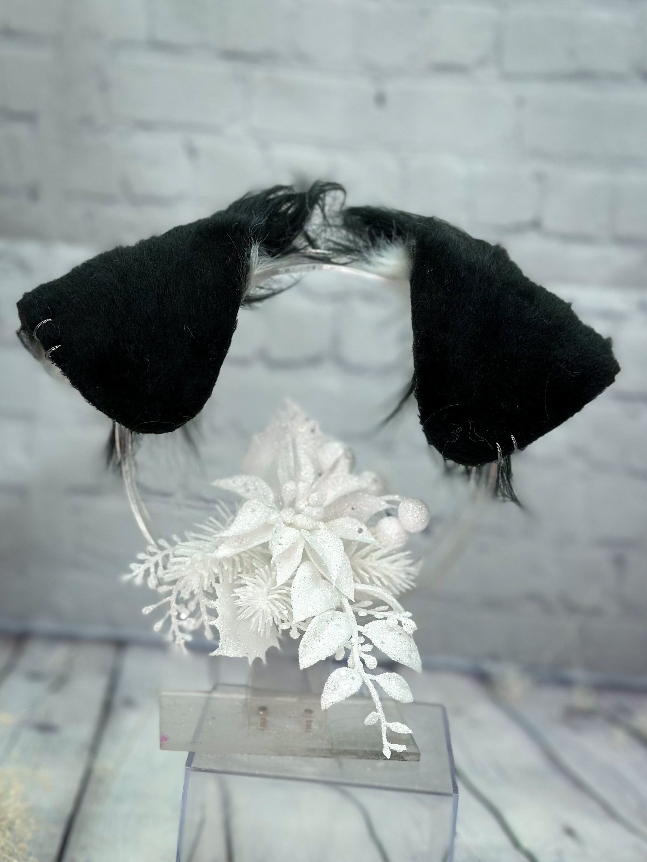Customizable Puppy Ear Headband: Wired Cosplay Pet Play Ears  display picture 2