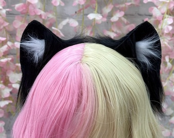 Custom Cat Ears Headband: Cosplay Neko Faux Fur, Build Your Own