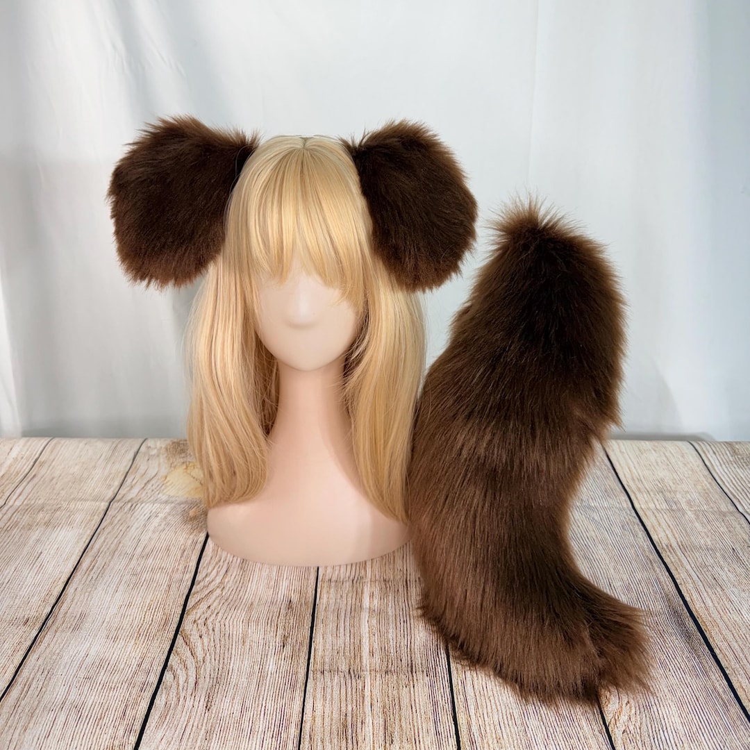 Custom Floppy Puppy Ear Headband: Floppy Dog Faux Fur Cosplay Ears - Etsy
