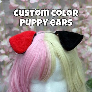 Custom Floppy Puppy Ear Headband: Wired Faux Fur Cosplay