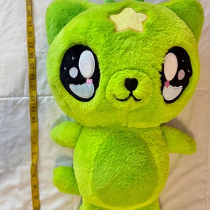 Kemonokinz Kawaii Invaders Plush Alien Cat Doll Soft Toy, Minky Fabric Gift image 9
