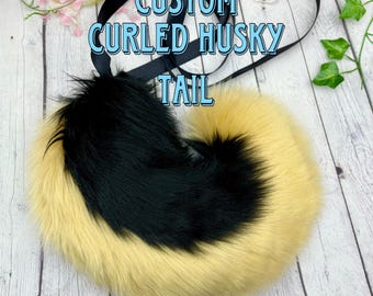 Custom Husky Tails Wolf Curled Cosplay Tail