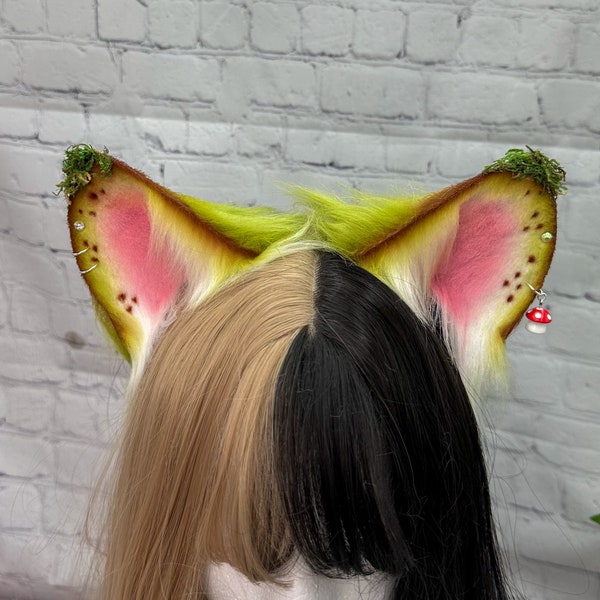 Orecchiette Soft Cat Fox Fur Ears Anime Neko Party Costume Hair - Foto 6