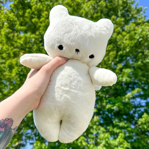 Angel Teddy Bear Plushies handmade Kawaii bear plush fairy teddy bear with wings adorable white teddy bear with angel wings memory bear toy