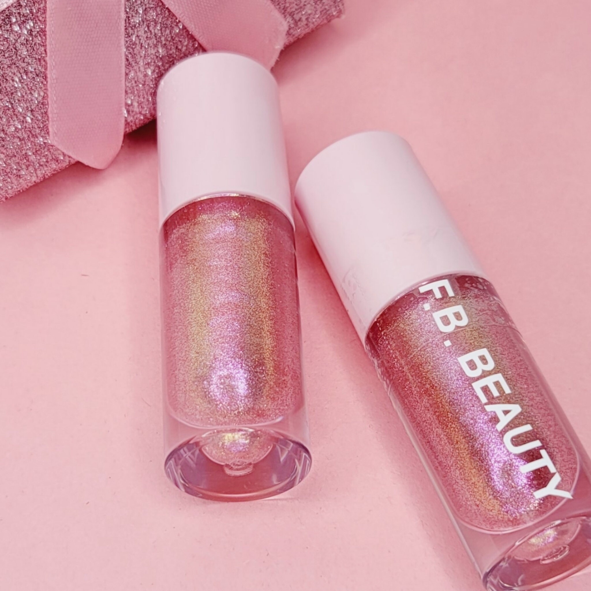 Moisturizing Hydrated Pink Sparkle Lip Gloss Big Applicator Etsy