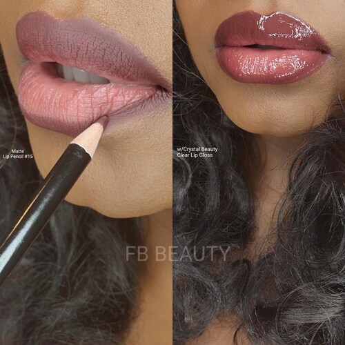 Matte Black Lip Liner / Lip Pencil 12 Moisturizing and Long Etsy