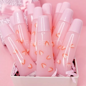 Moisturizing Hydrated Glossy Lip Gloss Strawberry Shortcake - 10ml Squeeze Tube (cruelty free)