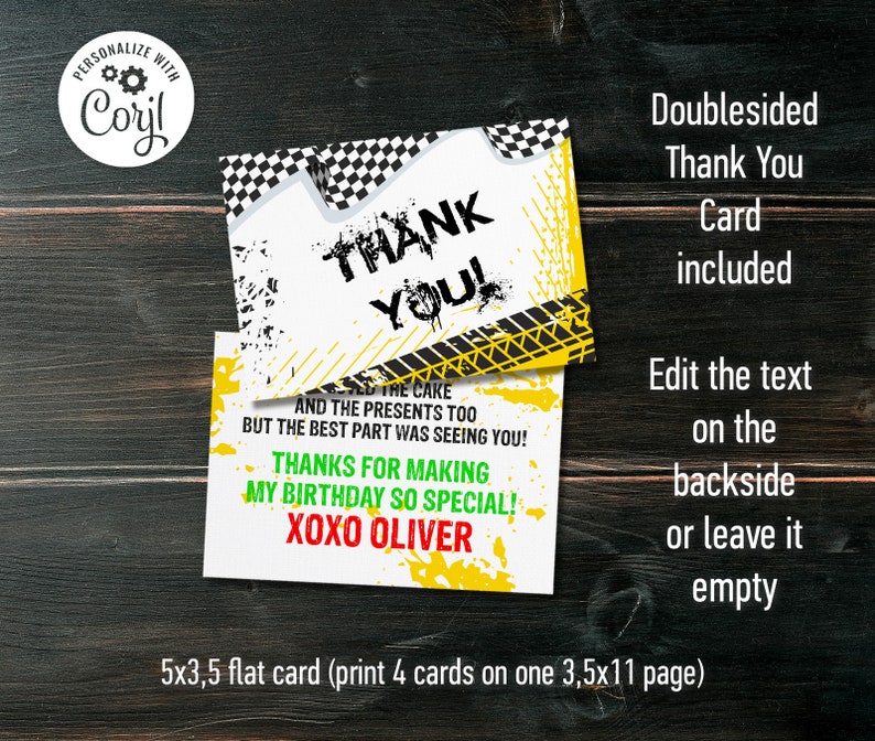 Monster truck birthday invitation printable monster trucks etsy