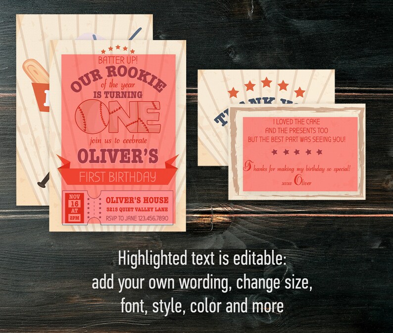 Printable Rookie of the Year Invitation Basketball Birthday - Etsy