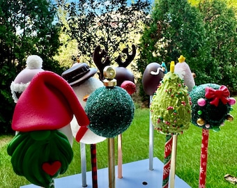 Cake pops navideños