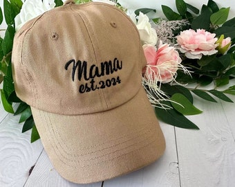 Embroidered Hat Personalized Dad Cap Embroidery Logo baseball hat Bachelorette hats Custom caps Sorority hat Unisex Baseball Cap